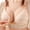 A238 Beige, variant on Xdegoge Striped Cotton Bra for Women Wireless Comfort Bralette with Lace Trim and Bow Detail Soft Breathable Everyday Bra for Juniors and Ladies Lightly Padded Non-Wired Sleep Bra