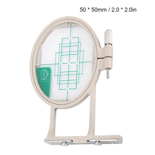 Stretch Frame Embroidery Hoop for Brother Sewing Machine Clear Grid, Adjustable Screw Practical and Simple with Waterproof and Durable Material