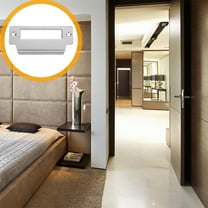 OUNONA 6pcs Door Strike Plate Security For Room Doors Metal Reinforcement Lock Plate For Home Door Security Devices