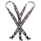 thumbnail image 1 of Tirantes de diseño a cuadros para hombre Botones y clips elásticos en forma de Y kaili Sencillez, 1 of 5