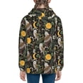thumbnail image 6 of Naloa Owls And Plants Teenage Zipper Hoodie, Long Sleeve Zip Up Hoodies Casual Jackets Tops for 7-12 Years-, 6 of 6