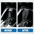 thumbnail image 3 of Cubierta de palanca de cambio de marchas, embellecedor de perilla de palanca de cambios Interior automotriz para Volkswagen Atlas 2018-2022, puntos negros y azules, 3 of 7