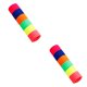 thumbnail image 2 of Minnieouse 100 piezas bandas para el cabello toalla gruesa alta elasticidad soporte de cola de caballo multicolor sin costuras para niñas colorido 3 2Conjunto, 2 of 6