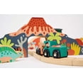 thumbnail image 3 of Mentari Toys - Lost World Dinosaur Railway Set - Wooden Dino Adventure Train Set with 8pc Dinosaur Firgures - Intelligent and Imaginative Play Skills - Age 3+, 3 of 6