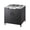 Black, variant on Feasto Outdoor Kitchen Propane Gas Grill with Cabinet – 5-Burner Stainless Steel BBQ, 36,200 BTUs, Movable Wheels with Storage for Backyard Patio
