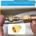 thumbnail image 7 of Uxcell 5/8" Flare Female x 3/8" Flare Male Brass Flare Pipe Fitting with Flare Nut, 7 of 7