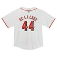 thumbnail image 3 of Toddler Nike Elly De La Cruz White Cincinnati Reds  Game Jersey, 3 of 3