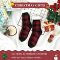 thumbnail image 7 of Christmas Slipper Socks for Women with Grippers, Non Slip Fuzzy Grip Winter Warm Cozy Thick Comfy Soft Fleece Cabin Socks, 7 of 7