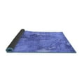 thumbnail image 2 of Ahgly Company Indoor Round Oriental Blue Industrial Area Rugs, 4' Round, 2 of 4