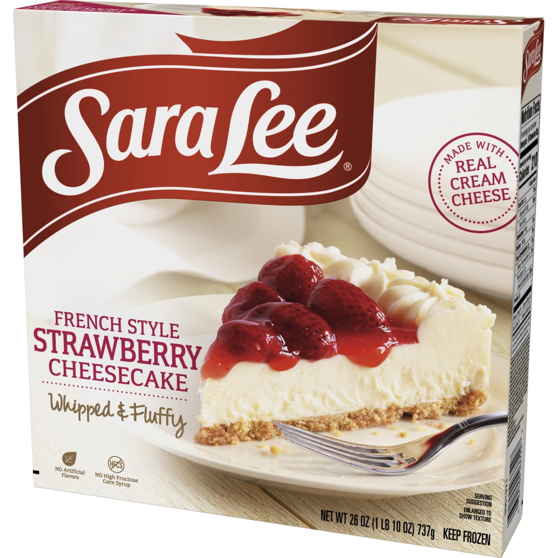 Sara Lee® French Style Strawberry Cheesecake, Frozen, 7", 26oz