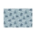 thumbnail image 2 of Rocae Cute Hippopotamus Printed Heat Resistant Place Mats,Classic Hemstitch Cloth Fabric Placemats Imitation Linen Place Mat Table Mats 18x12 inch, 2 of 9