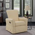thumbnail image 1 of Home Fare Smooth Back Manual Recliner Glider in Oatmeal Beige, 1 of 2