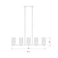 thumbnail image 2 of Z-Lite 5 Light Outdoor Linear Chandelier, 2 of 8