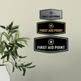 thumbnail image 2 of Fancy First Aid Point Sign (Black) - Medium, 2 of 4