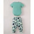 thumbnail image 5 of KIMI BEAR Preemie Baby Boys Layette Set 5 Packs Shower Gift Sets Romper Top Pants Set Short Sleeves Tops Letter Print Camouflage Outfits Clothing Summer 10pcs Essential Clothes Multicolor, 5 of 11