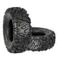 thumbnail image 1 of Ensemble de 2 Pneus VTT/UTV Sans Chambre à Air 6 Plis Robustes – Tout-Terrain pour Boue, Sable, Terre, Neige, Sentier, Rue – Convient aux Quads, 4 Roues, Travail, Suivi, Loisirs – AT26X9-12, 1 of 6