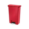 thumbnail image 6 of Rubbermaid Commercial Slim Jim Resin Step-On Container Front Step Style 13 gal Red RCP1883566, 6 of 9