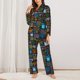 thumbnail image 2 of Balery Happy Father Day Conjunto de Pijama con Estampado para Mujer, Conjunto de Dos Piezas con Manga Larga, Ropa de Dormir Suave con Bolsillos, Pijamas Cómodos-Medium, 2 of 7