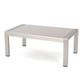 thumbnail image 5 of Miller Outdoor Aluminum Coffee Table with Glass Top, Silver, 5 of 9