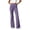 Purple, variant on Women's High Waist Flare Yoga Pants, Ghalytn Stretch Bootcut Casual Trousers with Back Pockets