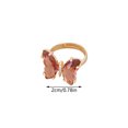 thumbnail image 2 of PVCS Bague Ajustable pour Femmes, Mode, Créative, Couleur Unie, Papillon, avec Ouverture, 2 of 4