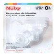 thumbnail image 1 of Pack de 2 Mamilas Nuby Nubs Cuello Ancho, 1 of 4
