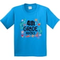 thumbnail image 3 of Inktastic 4th Grade Rocks Back to School Youth T-Shirt, 3 of 5