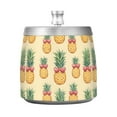 thumbnail image 7 of Yayeee Ashtray with Lid for Cigarette Smokeless Stainless Steel Home Ash Holder, Sunshine Pineapples, 7 of 7