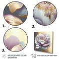 thumbnail image 3 of Designart Purple Hue Single Flower I Canvas Wall Art, 3 of 5