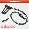 thumbnail image 3 of Cables de Bujía de Encendido de Coche 5mm Ajuste para Toyota Tundra 2000-2004 Tacoma No.1903762010/1903762050 - Paquete de 3, 3 of 7