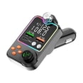 thumbnail image 3 of Transmisor FM Adaptador de Bluetooth inalámbrico Reproductor de música, carga USB dual, accesorios, fácil de usar 11x7x5cm Reproductor de MP3 Hugo Transmisor FM Bluetooth, 3 of 9