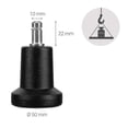 thumbnail image 4 of Bells For Office Chair - Set Of 5 Replacement Tips For Chair Casters 10/22 Mm - Fixed And Silent Seat Leg For Hard Floors, 4 of 5