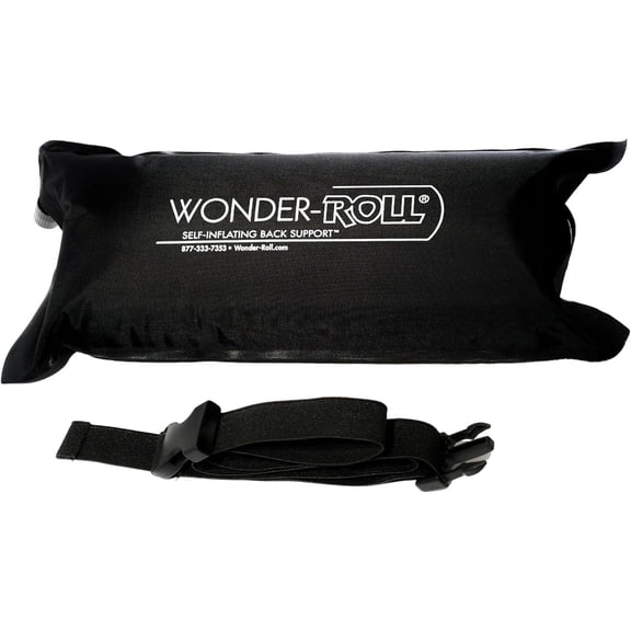 Wonder Roll Adjustable Lumbar Support Cushion for Home, Office, and Travel