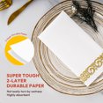 thumbnail image 5 of Katbite 50 Pack Gold Paper Napkins, Everyday Decorative Hand Towels Disposable- 8.5x 4-Inches Folded, 5 of 8