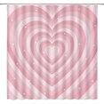 thumbnail image 2 of Valentine''s Day Shower Curtain Falling Red Heart Love Couple Romantic Fabric Bathroom Curtains Decor Set with Hook(36" WX72 H), 2 of 3