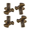 thumbnail image 1 of Tnarru 4Pcs Microwave Turntable Coupler Y Type Bracket Durable Easy to Operate Turntable Bracket for Coupling Sleeve Y Shaped Frame 15x17x10mm 5mm, 1 of 8