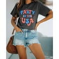 thumbnail image 5 of MOUSYA Party in The USA T-Shirt Women 4th of July Independence Day Shirts Funny Patriontic Graphic Short Sleeve Tee Tops, 5 of 10