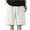 White, variant on ZQUUVOU Men's Casual Shorts Relaxed Fit Solid Pants Drawstring Waist Athletic Gym Shorts With Pocket Beige