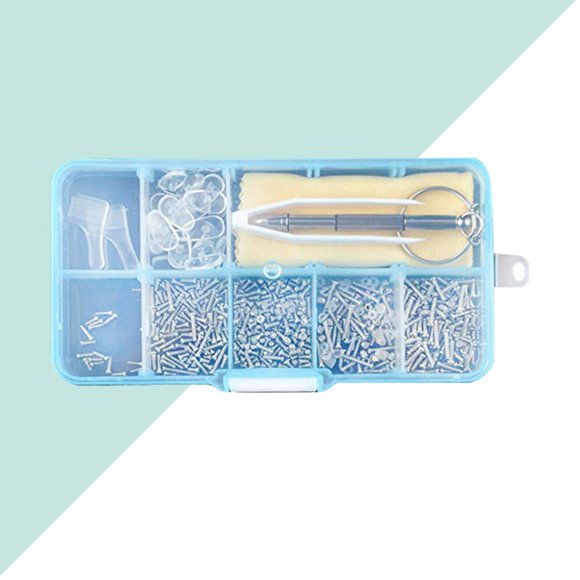 PENIKOKO Herramienta Para Reparación De Gafas Con Tornillos Múltiples Y Accesorios Versátiles De Material Premium