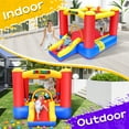 thumbnail image 6 of JOYMOR Inflatable Bounce House, Jump'n Slide Castle Indoor/Outdoor Oxford Playhouse for Toddler Little Kids Age 1-3 W/Air Blower, 6 of 8