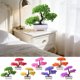 thumbnail image 1 of Flores de simulación de decoración para macetas artificiales de plástico 7,5 pulgadas – maceta con peso, tallos moldeables, arreglo floral sintético sin mantenimiento para oficina en casa, 1 of 7