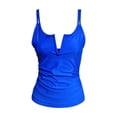 thumbnail image 3 of Afdoent Tankini Tops For Women Tankini Bathing Suit Top Ruched Swimsuit Tank Top 2026 Swimsuit Top 2026, 3 of 4