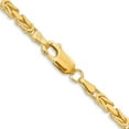 thumbnail image 6 of Auriga Fine Jewelry 14K Yellow Gold 2.5mm Byzantine Chain Necklace for Women 16", 6 of 6