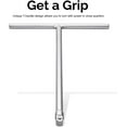 Neiko 01135A 3/8-inch Drive T-Handle Wrench with Long Reach | Chromium ...