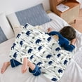 thumbnail image 4 of Bear Buddies Blanket for Boys, Cute Kids Bear Throw Blanket for Girls, Cozy Bear Flannel Blanket for Comfy Nap, Sleeping, Soft Plush Bear Blanket for Couch Bed Boy''s Room Decor 50"x40" for Kids, 4 of 6