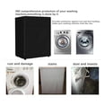 thumbnail image 2 of Washing Machine Cover Waterproof Sunscreen Dustproof Anti-aging 210D Oxford Cloth Outdoor Dryer Protection Cover For Toilet Kitchen, 2 of 7