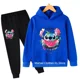 thumbnail image 2 of Conjunto de sudaderas con capucha y pantalones de punto para niños y niñas, moda infantil, jerseys de punto, ropa, 2024, 2 of 5