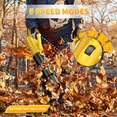 thumbnail image 3 of Cordless Leaf Blower Up to 500CFM Compatible with DEWALT 20V Max Battery (No Battery), Electric Leaf Blower with 5 Speed Modes Battery Powered Leaf Blower for Lawn Care, Snow Blowing, Yard Cleaning, 3 of 7