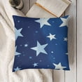 thumbnail image 3 of Pillow Covers Stars Decor Blue Throw Pillow Cover Decorative Cushion Cases for Home Sofa Couch Chair Living Room, 3 of 5
