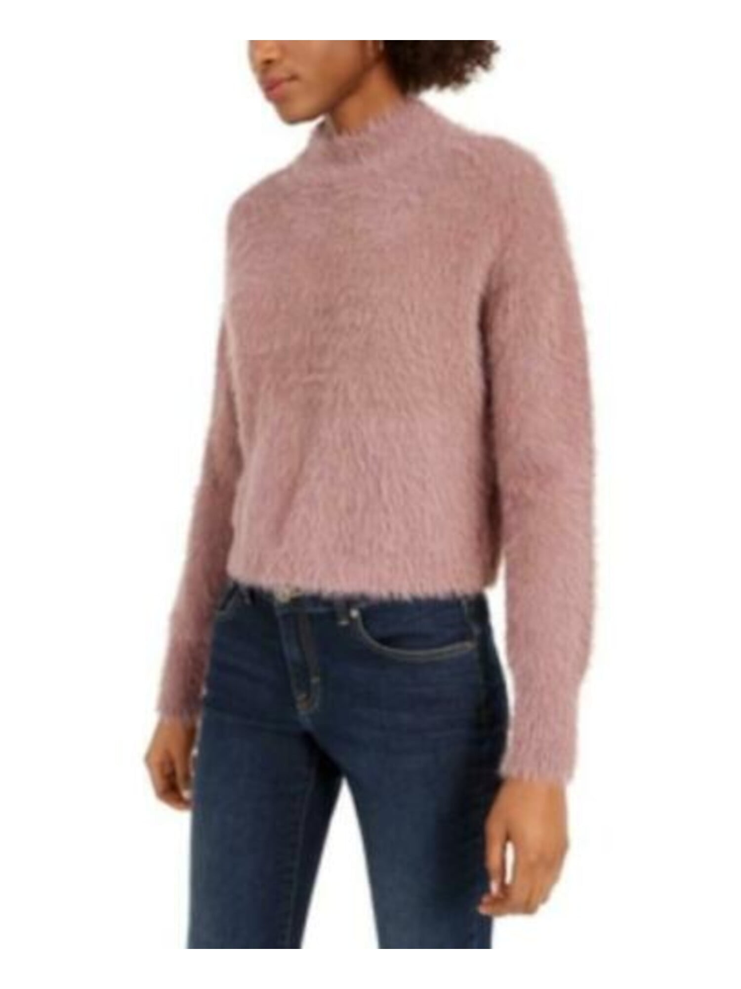 Sun + Moon Womens Mockneck Fuzzy 